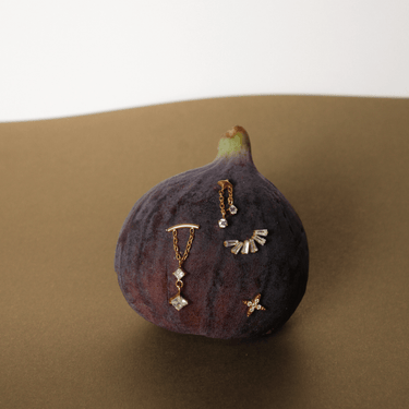 Demeter flatback Gold - Smoothie London - Gold - plated Titanium