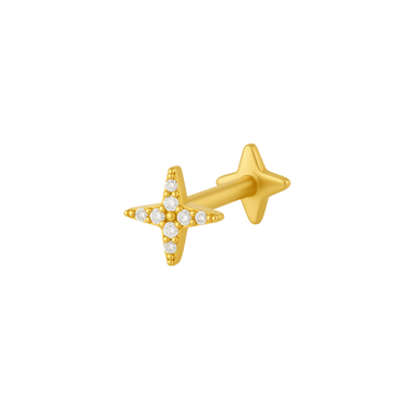 Demeter flatback Gold - Smoothie London - Gold - plated Titanium