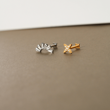 Demeter flatback Gold - Smoothie London - Gold - plated Titanium