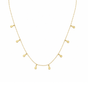 Dewdrop Midi Chain Gold
