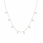 Dewdrop Midi Chain Silver