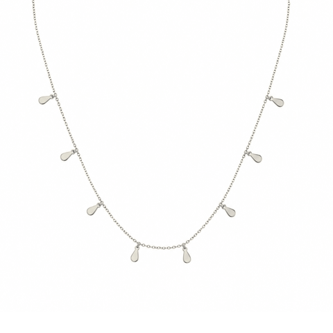 Dewdrop Midi Chain Silver - Smoothie London - PureTone™ Waterproof Silver