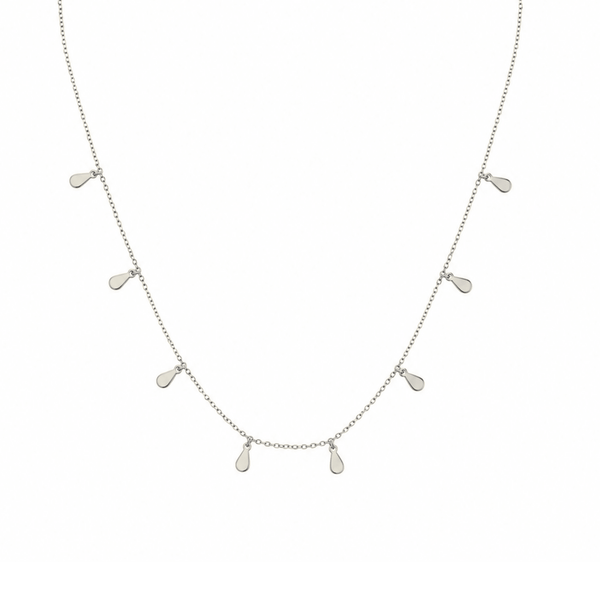 Dewdrop Midi Chain Silver