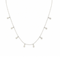 Dewdrop Midi Chain Silver