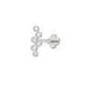 Druse Flatback Silver - Smoothie London - Titanium