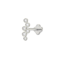 Druse Flatback Silver