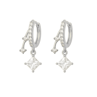Eclipsa Illusion Huggies Silver - Smoothie London - 18k Gold - plated Sterling Silver