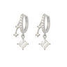 Eclipsa Illusion Huggies Silver - Smoothie London - 18k Gold - plated Sterling Silver