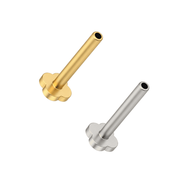 Flatback Stud Replacement Post - Smoothie London - Titanium