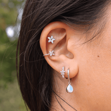 Forget - Me - Not cuff silver - Smoothie London - Sterling Silver