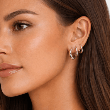 Frankie Everluxe Hoops - Smoothie London - 18k Gold - plated Stainless Steel