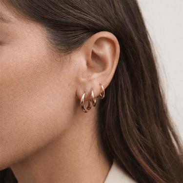 Frankie Everluxe Hoops - Smoothie London - 18k Gold - plated Stainless Steel