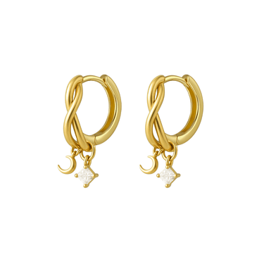 Gaia Huggies Gold - Smoothie London - 18k Gold - plated Sterling Silver
