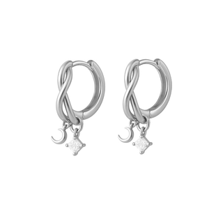 Gaia Huggies Silver - Smoothie London - Sterling Silver