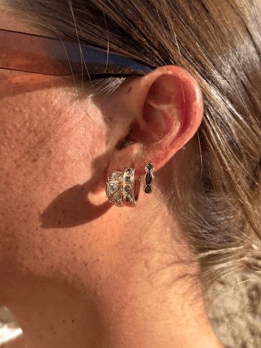 Kaleidescope Hoops Gold - Smoothie London - PureTone™ Waterproof Gold