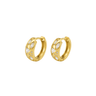 Kaleidescope Hoops Gold - Smoothie London - PureTone™ Waterproof Gold