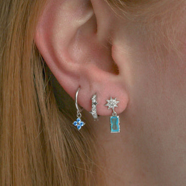 Lucky Charm Baby Blue/Silver - Smoothie London - Sterling Silver