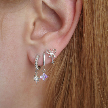 Lucky Charm Lilac/Silver - Smoothie London - Sterling Silver