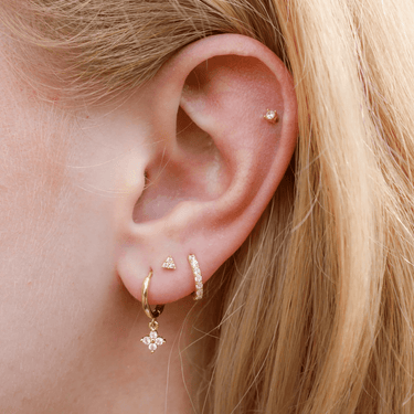 Lucky Charm White/Gold - Smoothie London - 18k Gold - plated Sterling Silver
