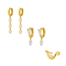 Marquise Bundle Gold - Smoothie London - 18k Gold - plated Sterling Silver