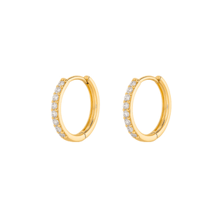 Mia Diamante Everluxe hoops - Smoothie London - 18k Gold - plated Stainless Steel