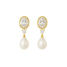 Muse Pearl Drops Gold - Smoothie London - Freshwater pearls
