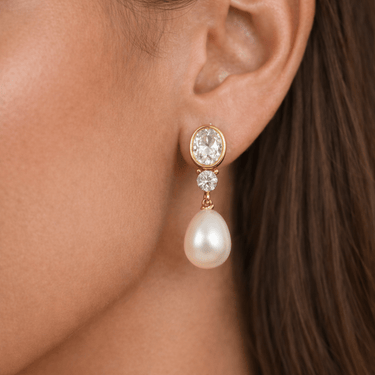 Muse Pearl Drops Gold - Smoothie London - Freshwater pearls