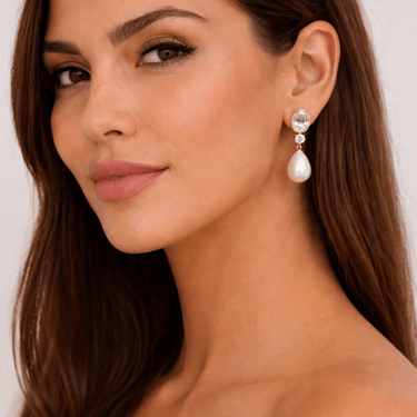 Muse Pearl Drops Gold - Smoothie London - Freshwater pearls