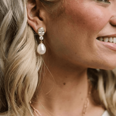 Muse Pearl Drops Silver - Smoothie London - Freshwater pearls