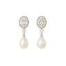 Muse Pearl Drops Silver - Smoothie London - Freshwater pearls