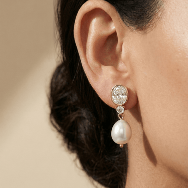 Muse Pearl Drops Silver - Smoothie London - Freshwater pearls