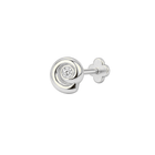 Nautilus Flatback Clear Silver