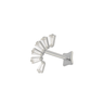 Persephone flatback Silver - Smoothie London - Titanium