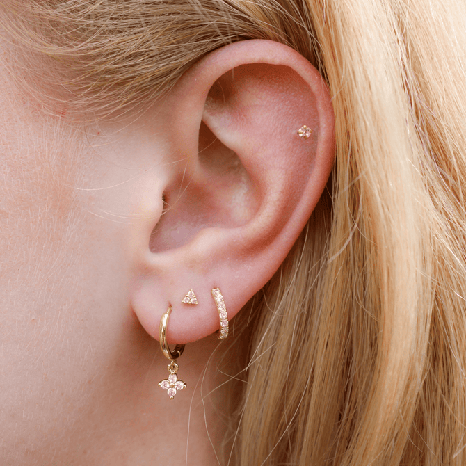 Pink Daily Set in Gold - Smoothie London - Smoothie London