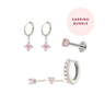 Pink Daily Set in Silver - Smoothie London - Smoothie London
