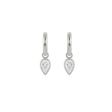 Pippa huggies Clear/Silver - Smoothie London - PureTone™ Waterproof Silver