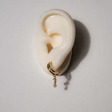 Polaris huggies Gold - Smoothie London - 18k Gold - plated Sterling Silver