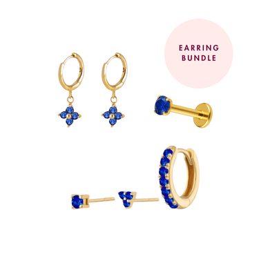 Sapphire Daily Set in Gold - Smoothie London - Smoothie London