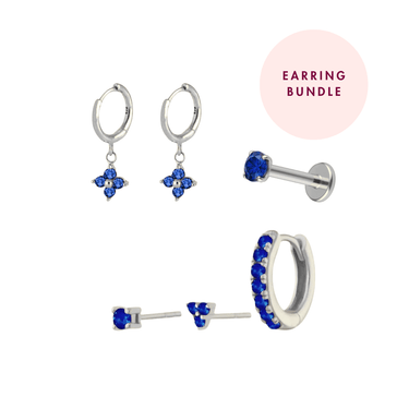 Sapphire Daily Set in Silver - Smoothie London - Smoothie London