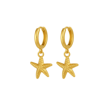 Sea Star Hoops - Smoothie London - Stainless Steel