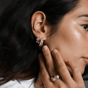 Selene Hoops Gold - Smoothie London - PureTone™ Waterproof Gold