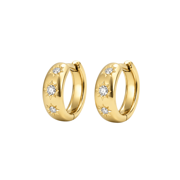 Selene Hoops Gold