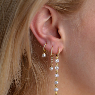 Single pearl charm - Smoothie London - Sterling Silver