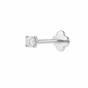 Small Solitaire flatback Silver