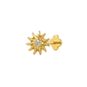 Sol Flatback Gold - Smoothie London - Gold - plated Titanium