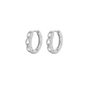 Solaire Huggies Clear/Silver