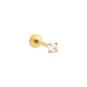 Solitaire flatack Gold - Smoothie London - Titanium
