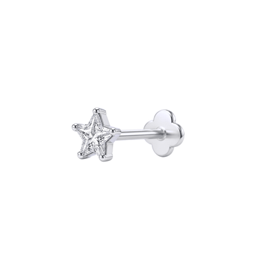Sparkler flatback Silver - Smoothie London - PureTone Titanium Silver
