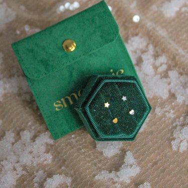 Star Flatback Stud Silver - Smoothie London - Titanium