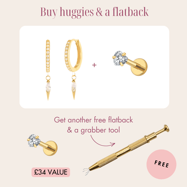 The Earring Stack Bundle Gold - Smoothie London - Smoothie London